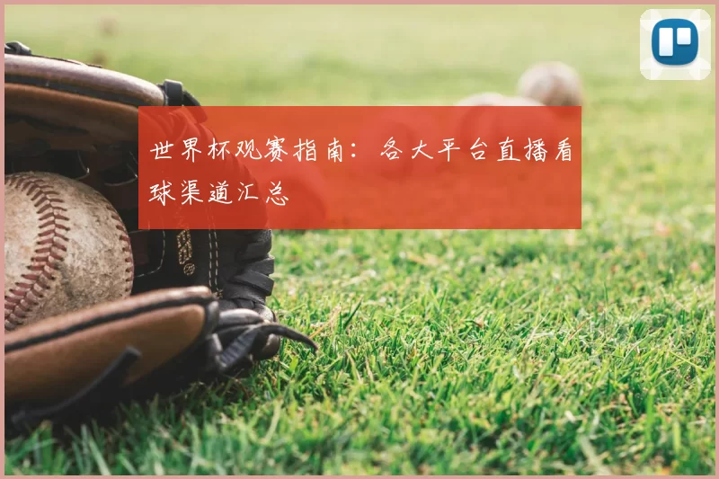 世界杯观赛指南:各大平台直播看球渠道汇总