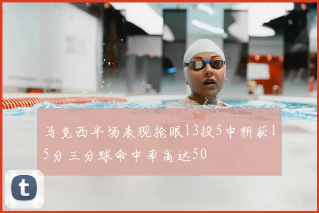 马克西半场表现抢眼13投5中斩获15分三分球命中率高达50